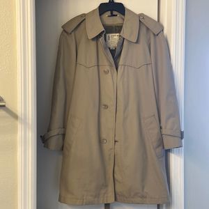 Vintage London Fog Trench Coat Size 38 Regular